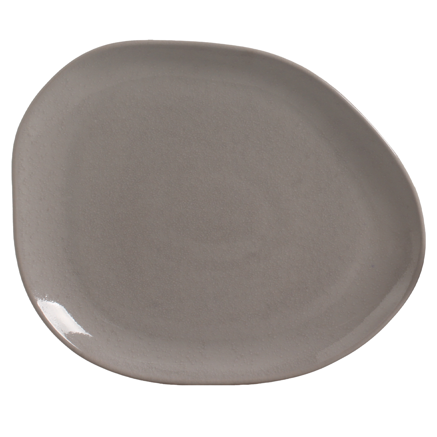 Organic Oval Dinner Plate 31cm Bruma