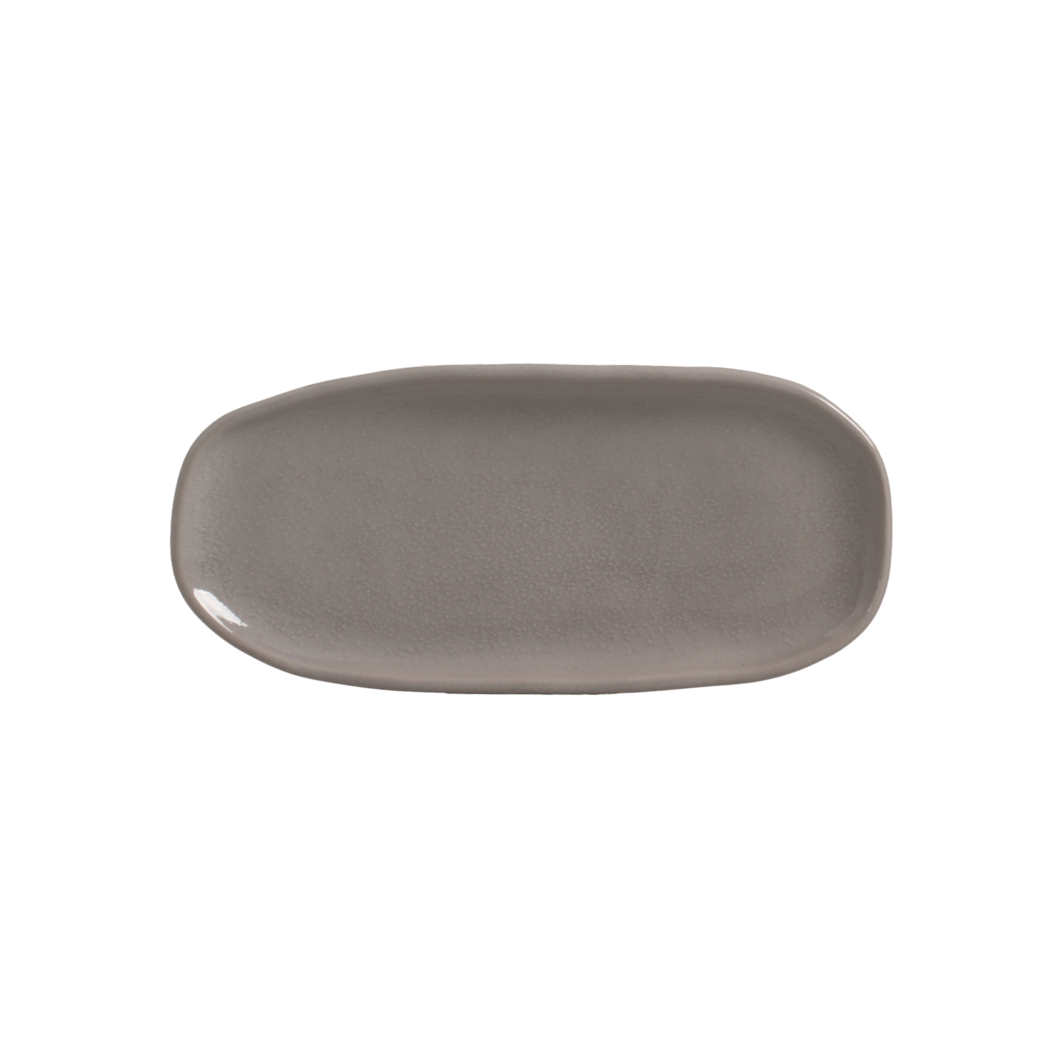 Organic  Oval Platter 23x11cm Bruma