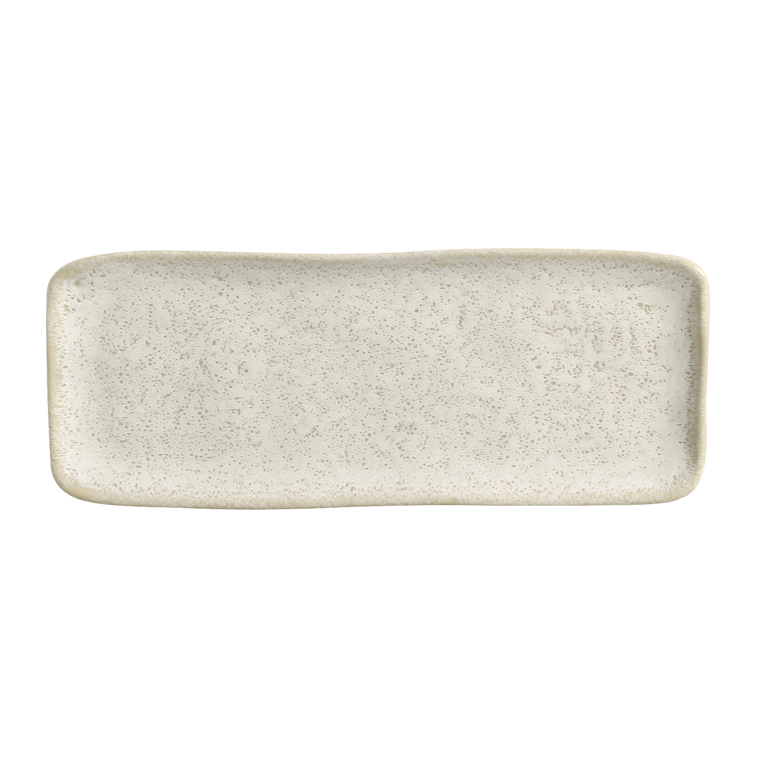Organic Rectangular Platter 33x13cm Vanilla