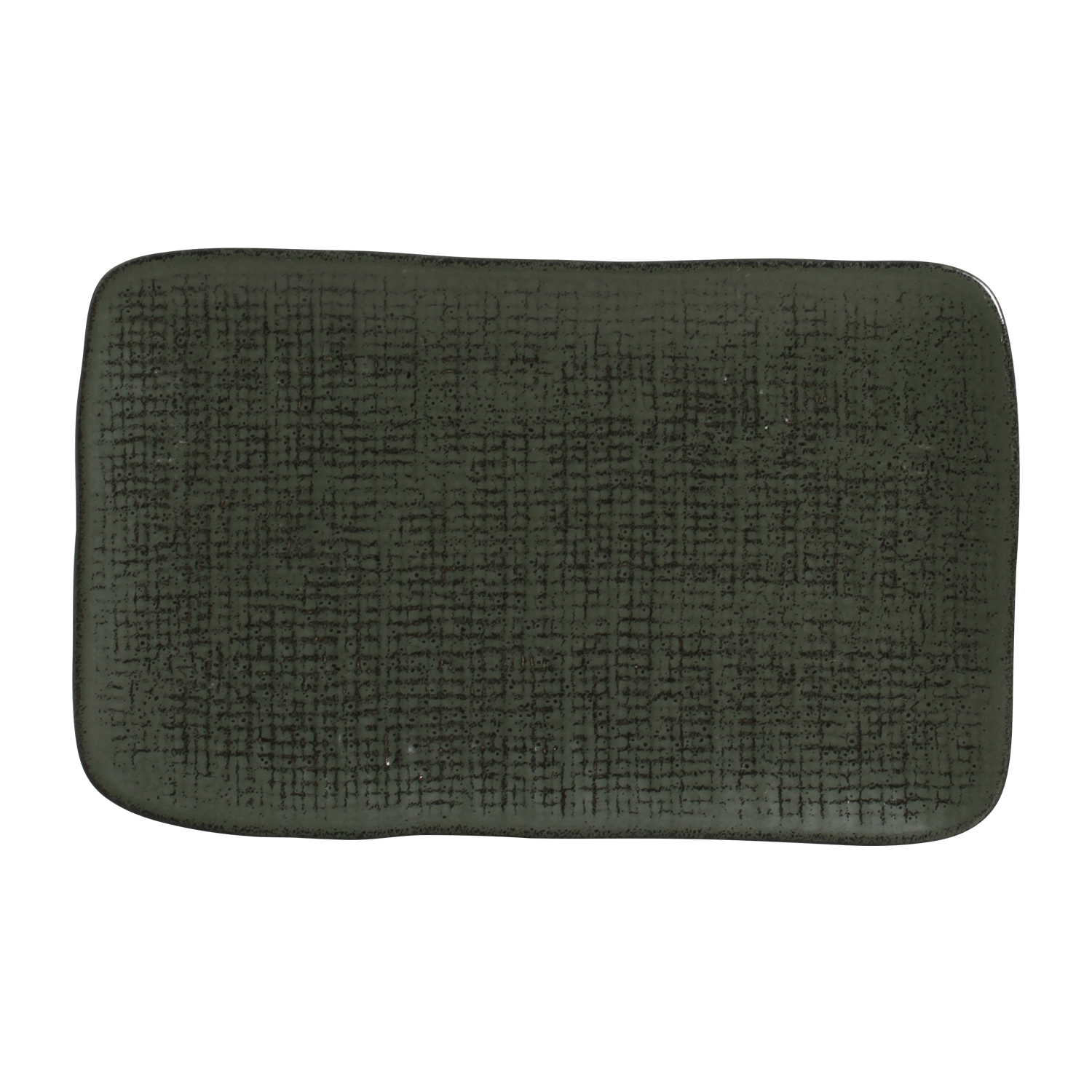 Juta Rectangular Platter 27x16cm Greenery