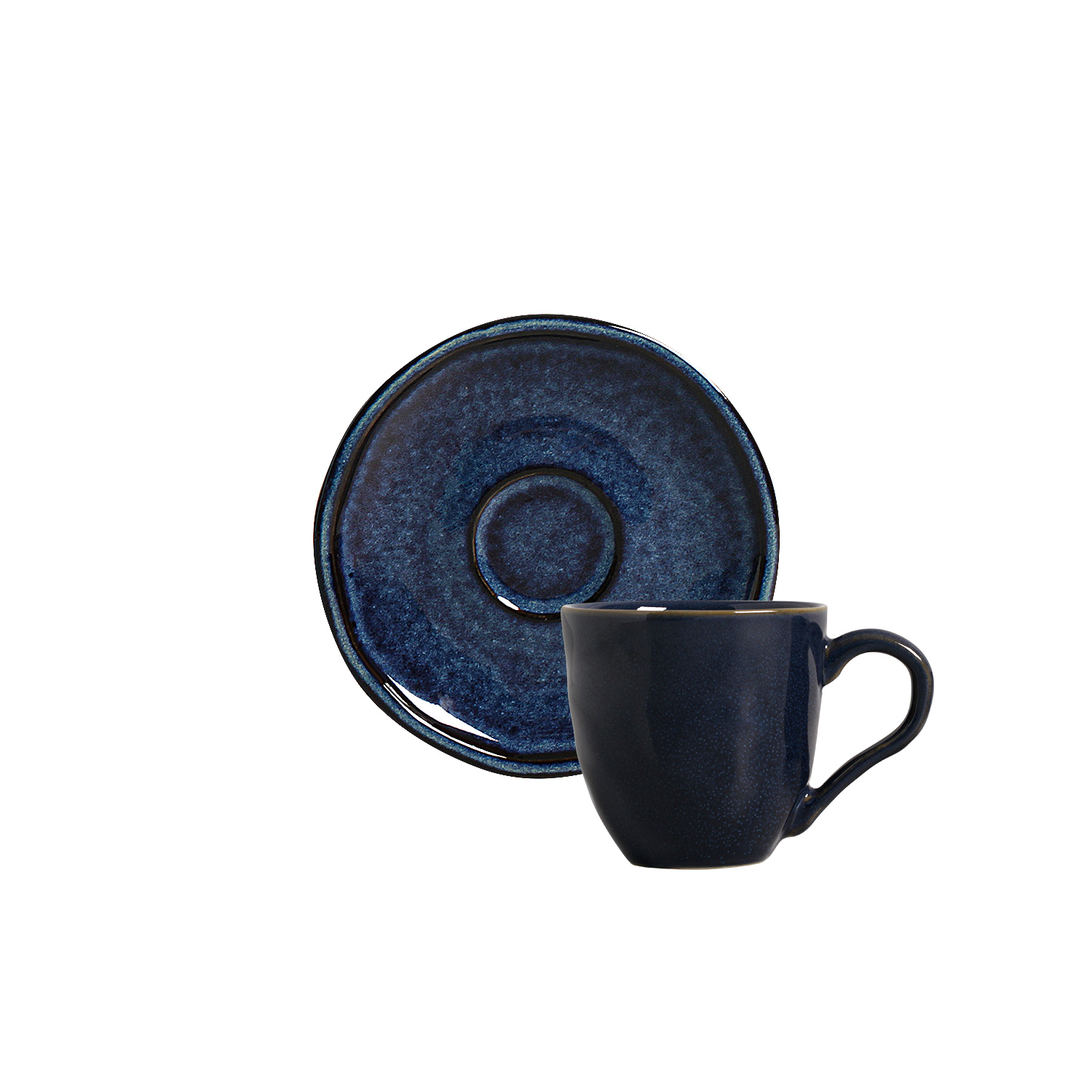 Daily Coffee Cup And Saucer 70ml Happy