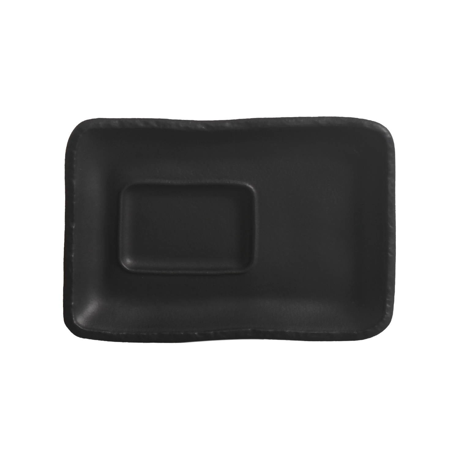 Eco Stone Multipurpose Platter 19.6x13.2cm Preto Matte