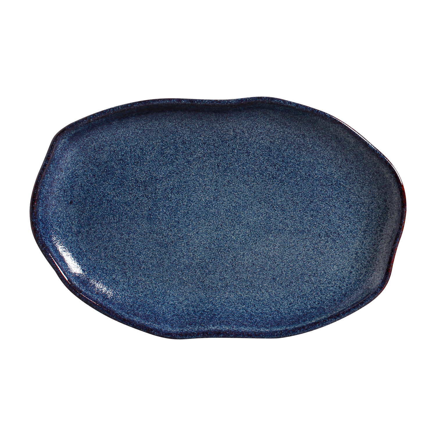 Bio Oval Platter 30x20cm Titanium