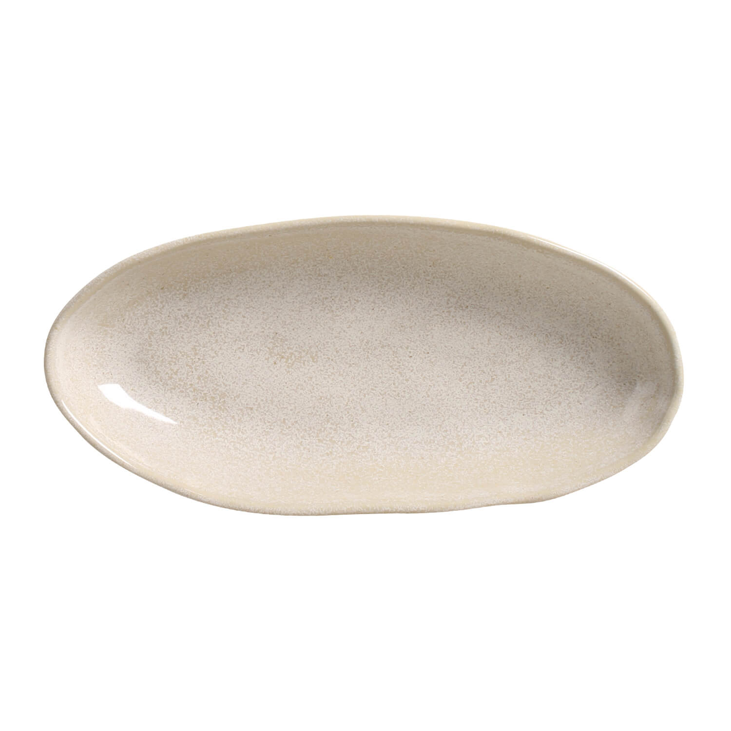 Organic Deep Oval Platter 32x16cm 650ml Latte