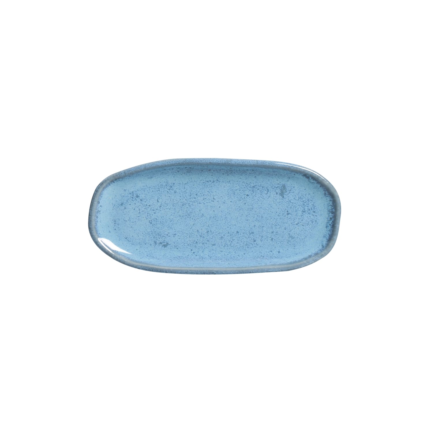 Organic  Oval Platter 16.5x8cm Breeze