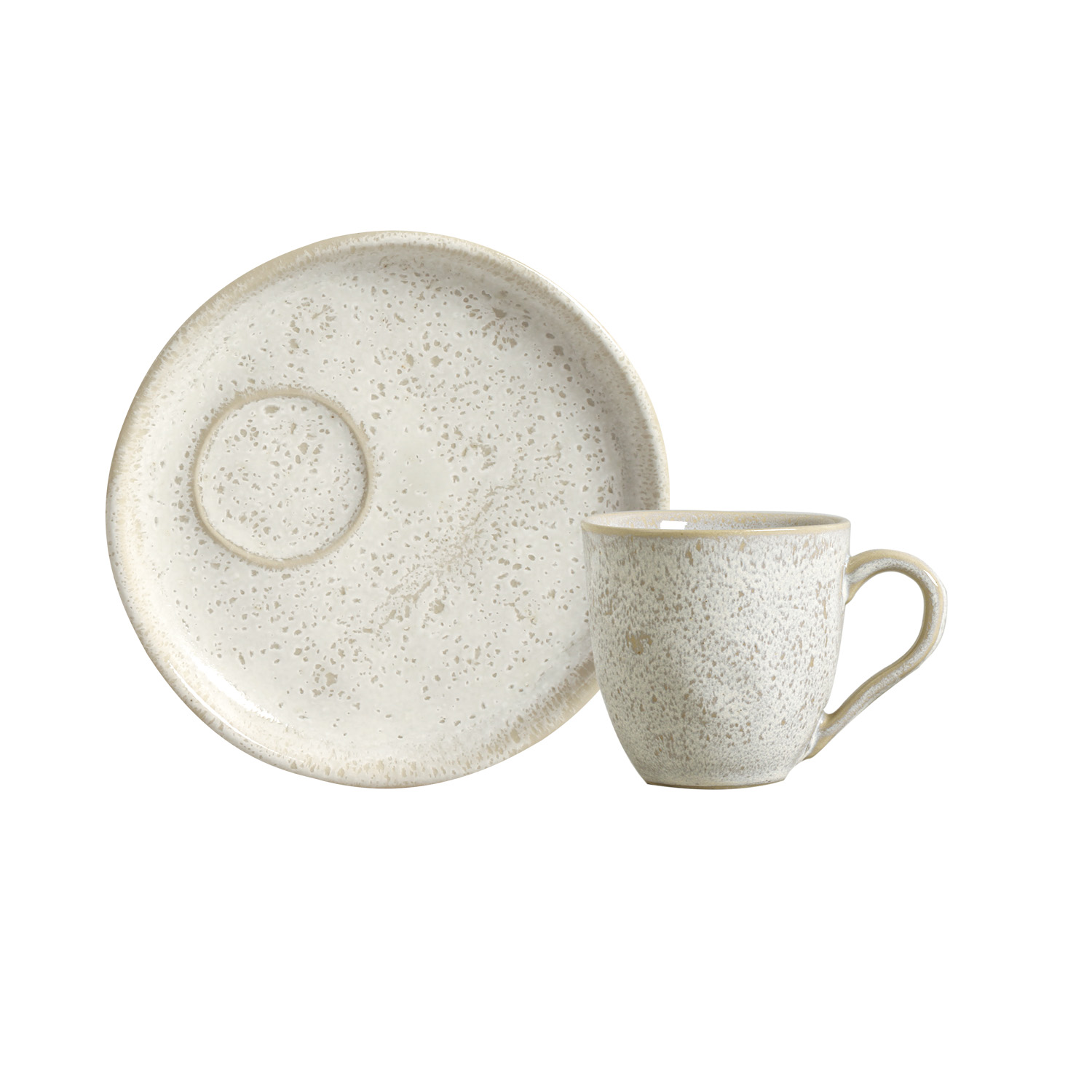 Bio Coffee Cup And Saucer 70ml Vanilla