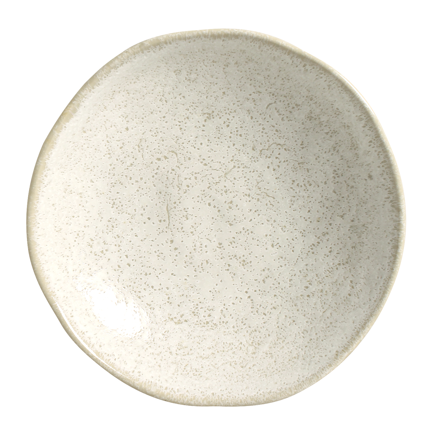 Organic Soup Plate / Bowl 21.2cm 600ml Vanilla