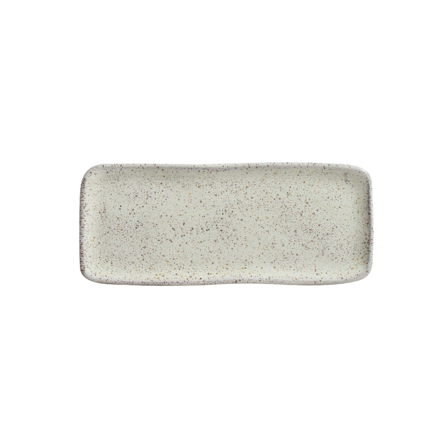 Organic Rectangular Platter 22x9.5cm Pistache