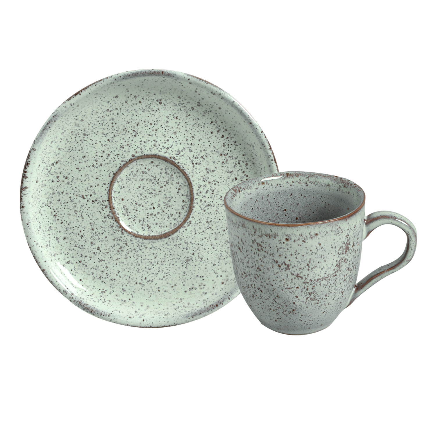 Bio Tea Cup And Saucer 170ml Pistache