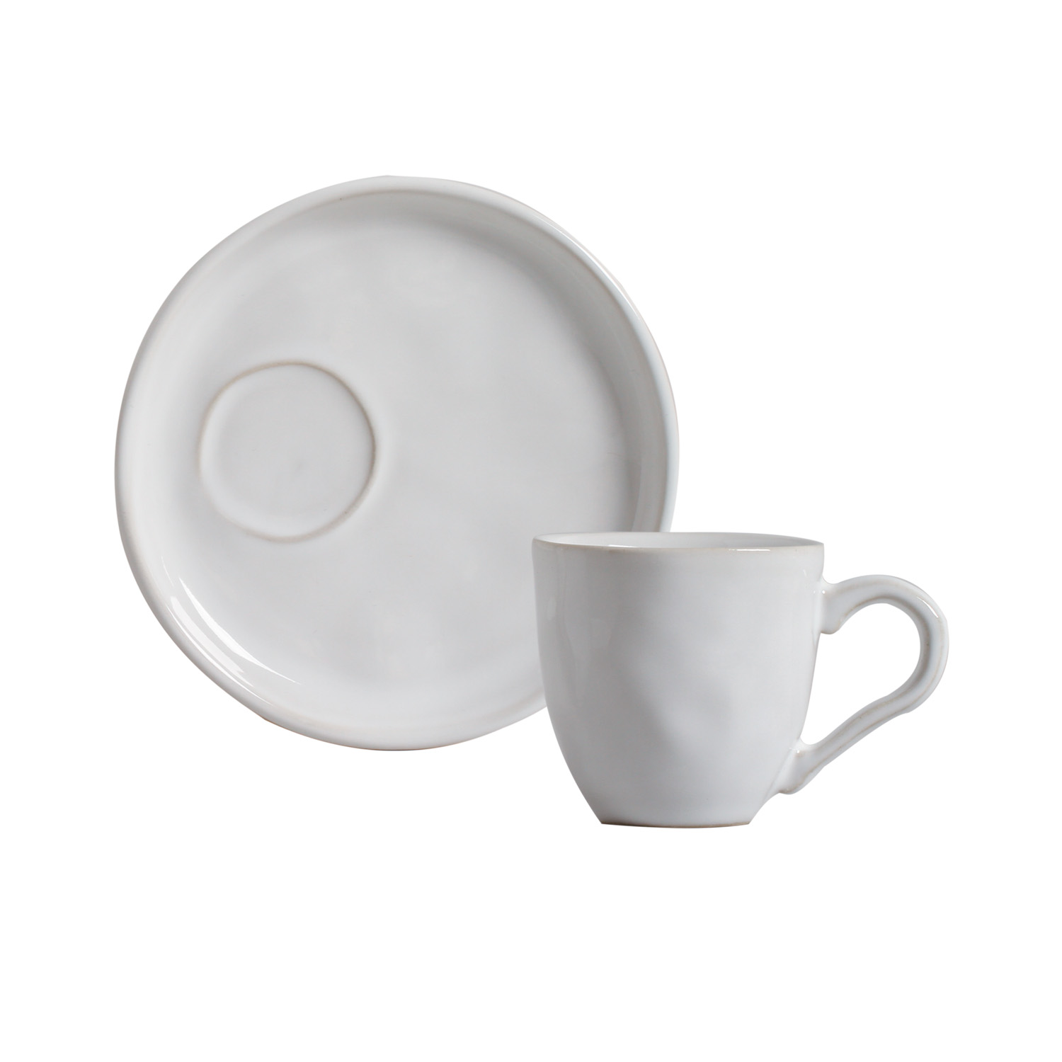 Bio Coffee Cup And Saucer 70ml New White