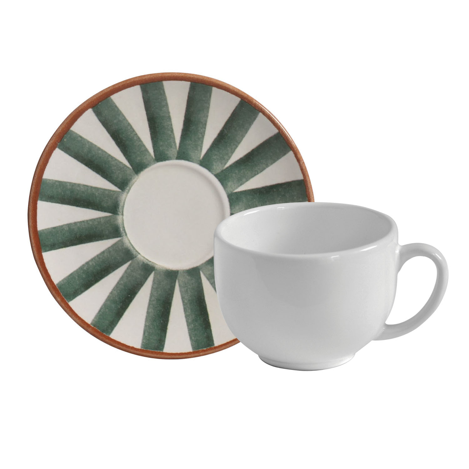 Coup Tea Cup And Saucer 220ml Equador