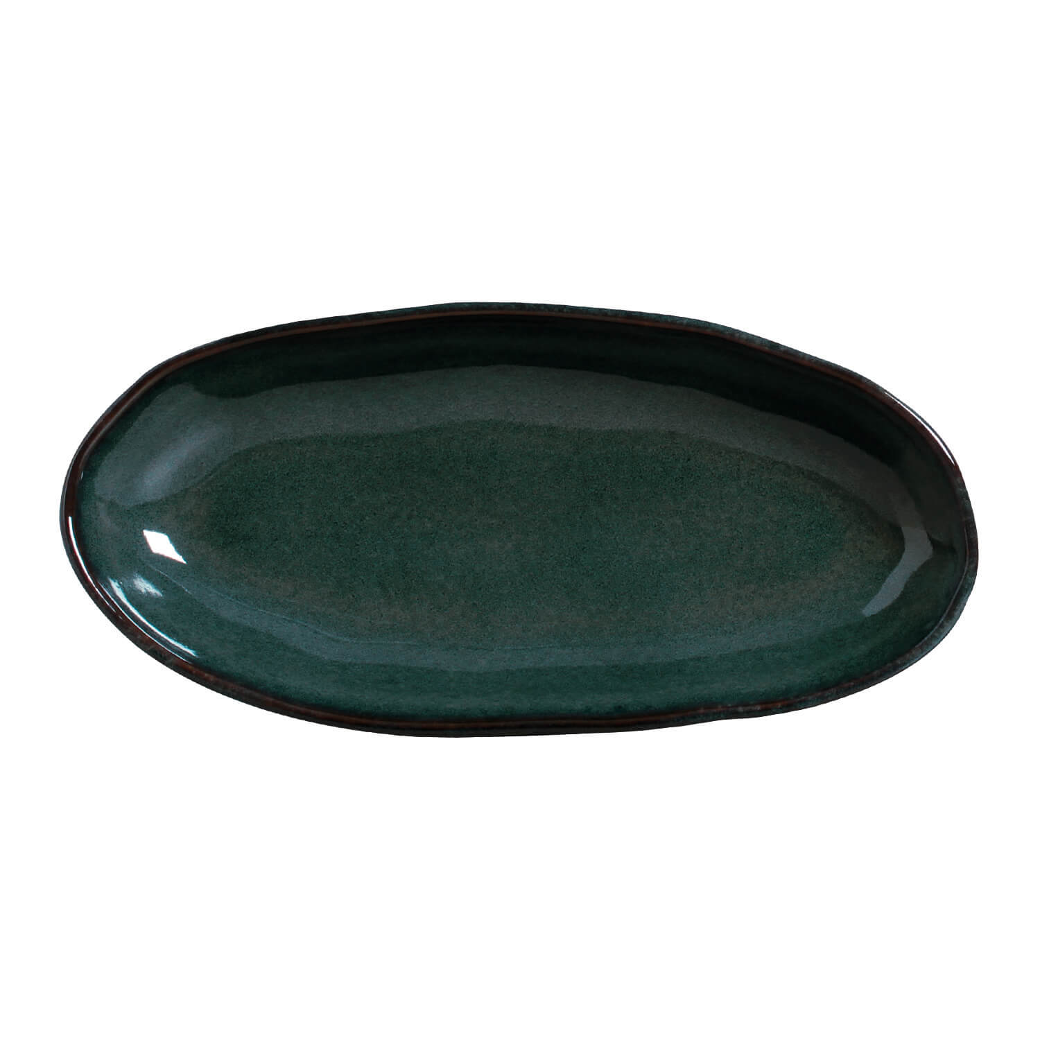 Organic Deep Oval Platter 32x16cm 650ml Oceano