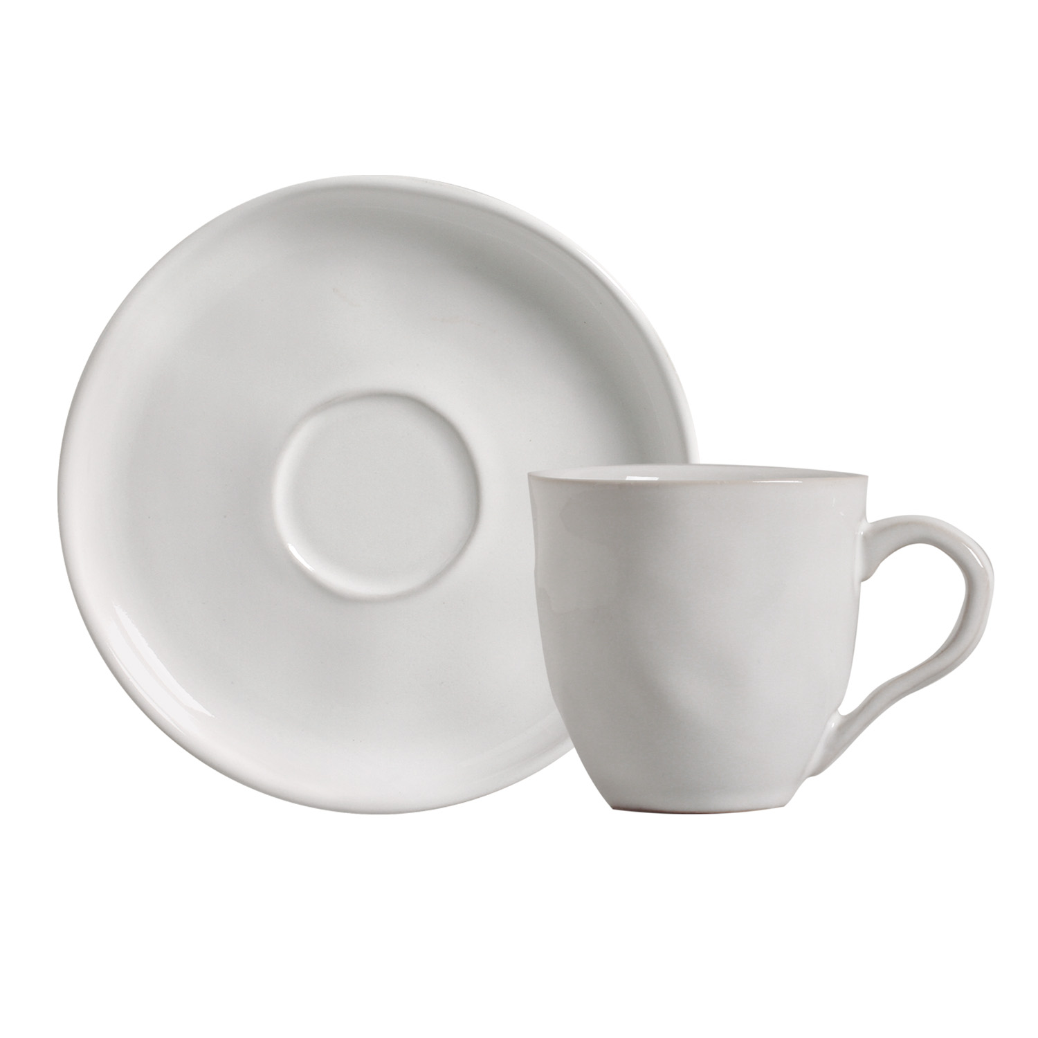 Bio Tea Cup And Saucer 170ml New White