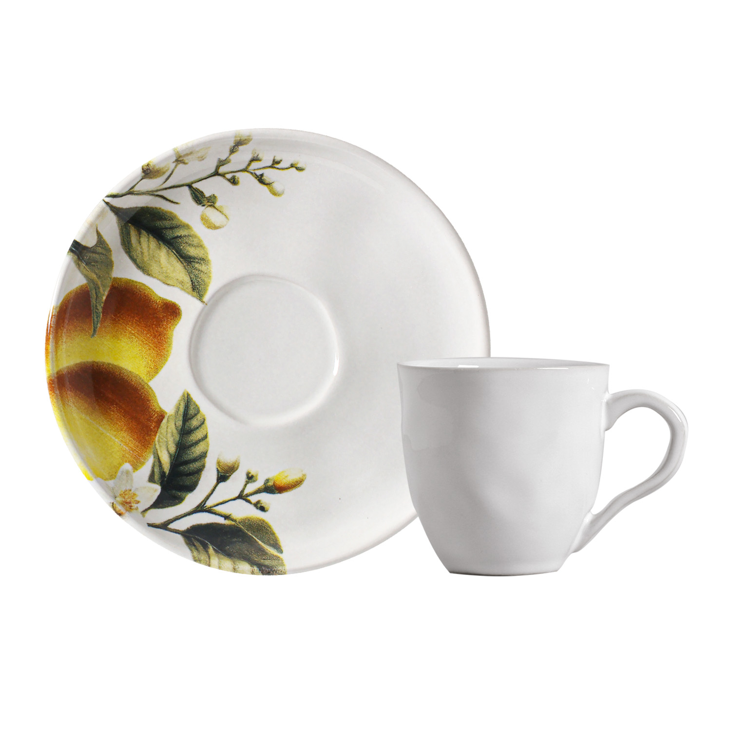Bio Tea Cup And Saucer 170ml Limonata