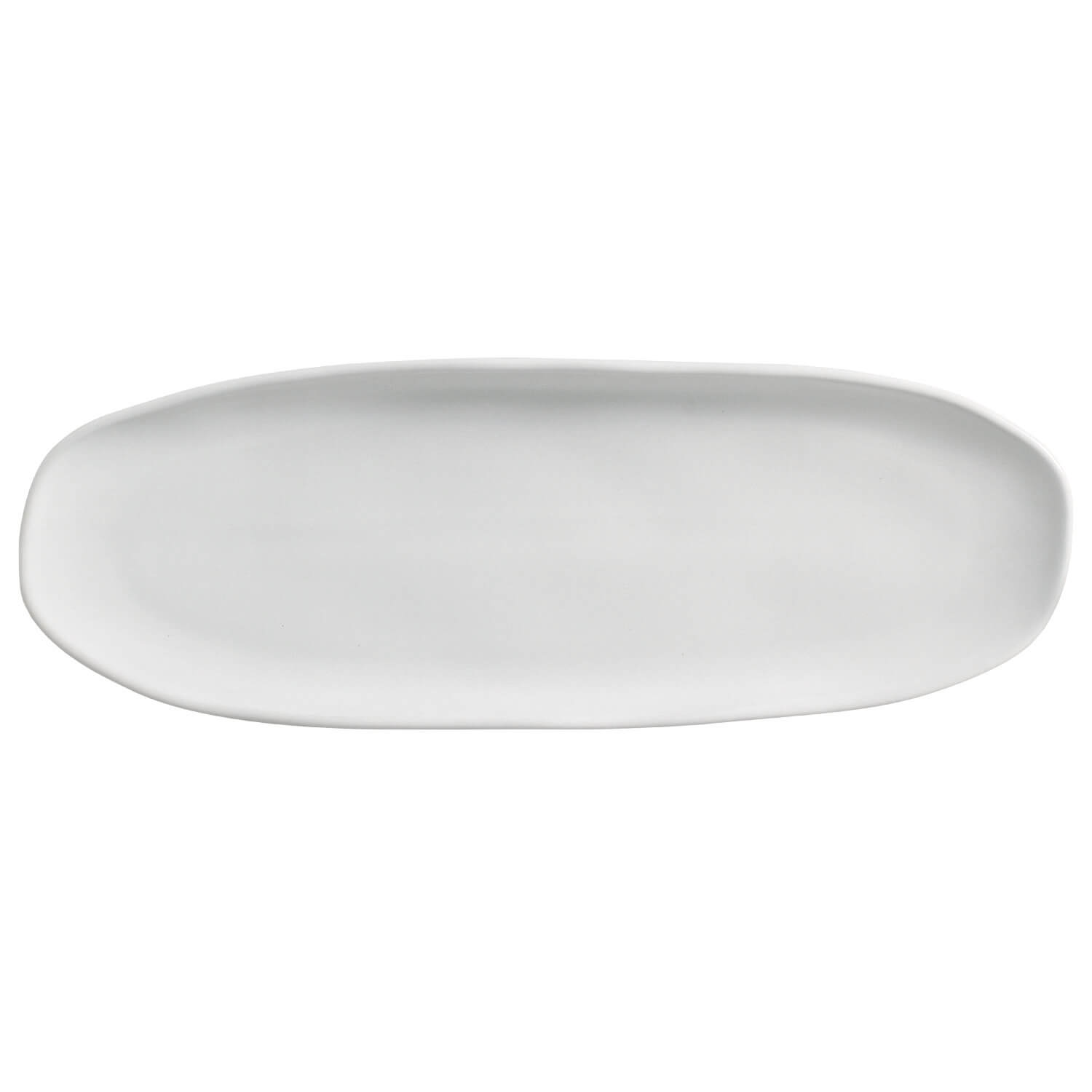 Organic  Oval Platter 36x13cm New White