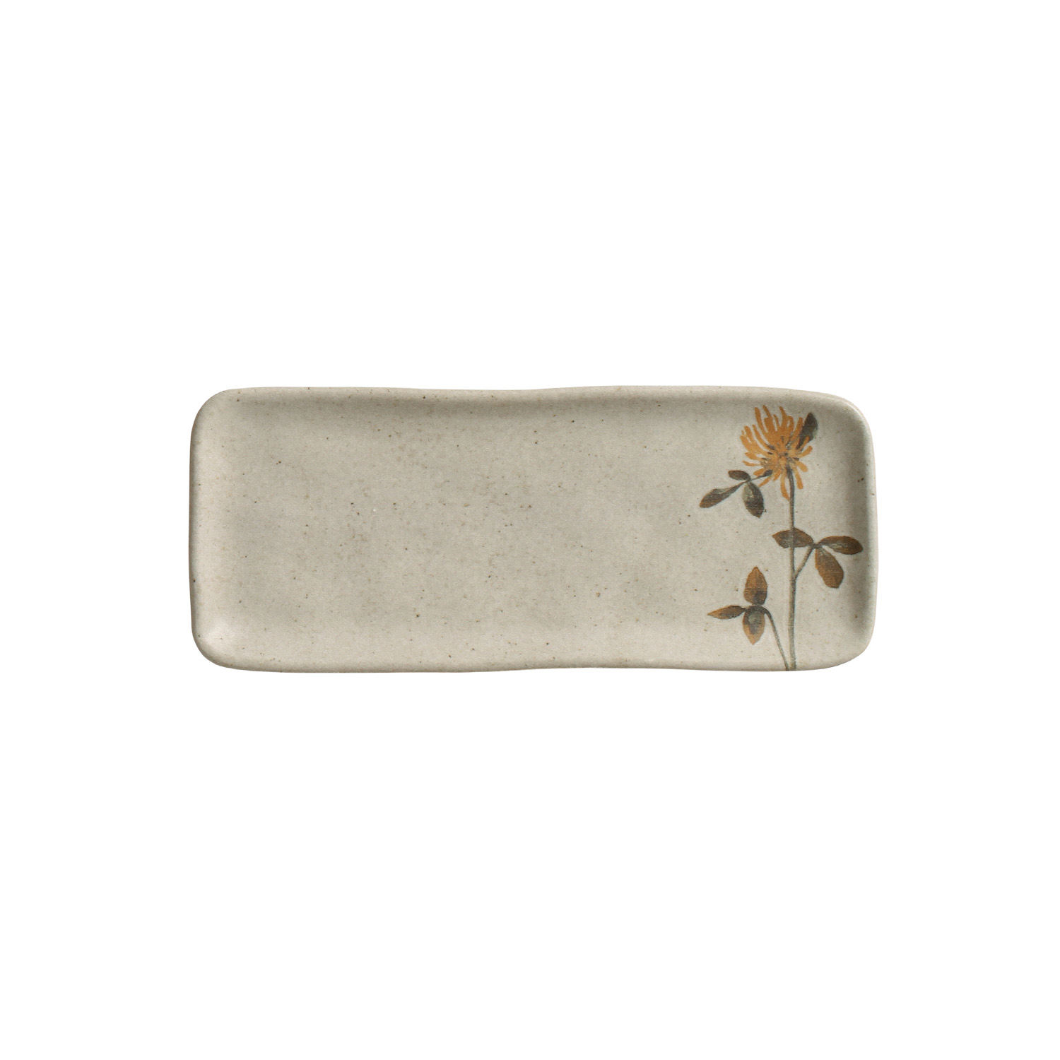 Organic Rectangular Platter 22x9.5cm Campestre