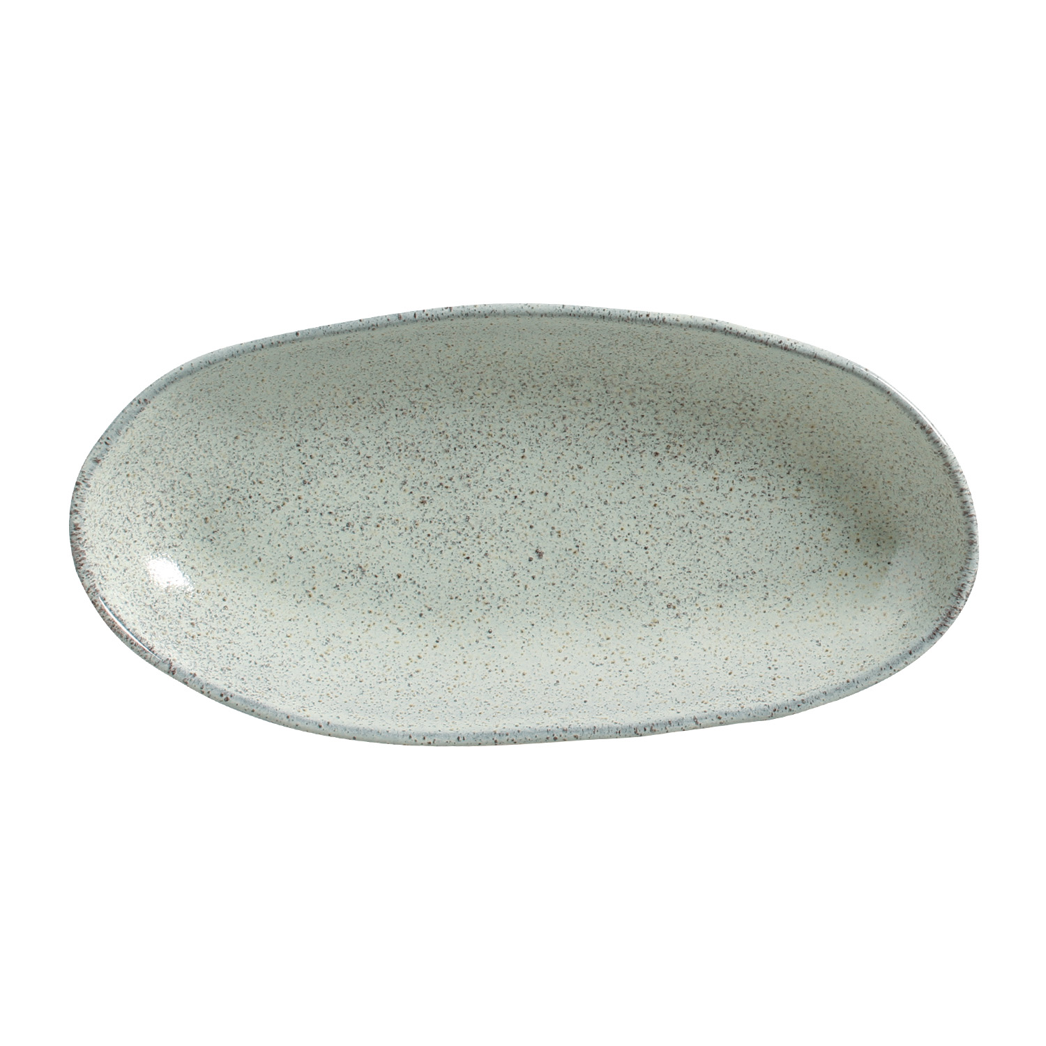 Organic Deep Oval Platter 32x16cm 650ml Pistache