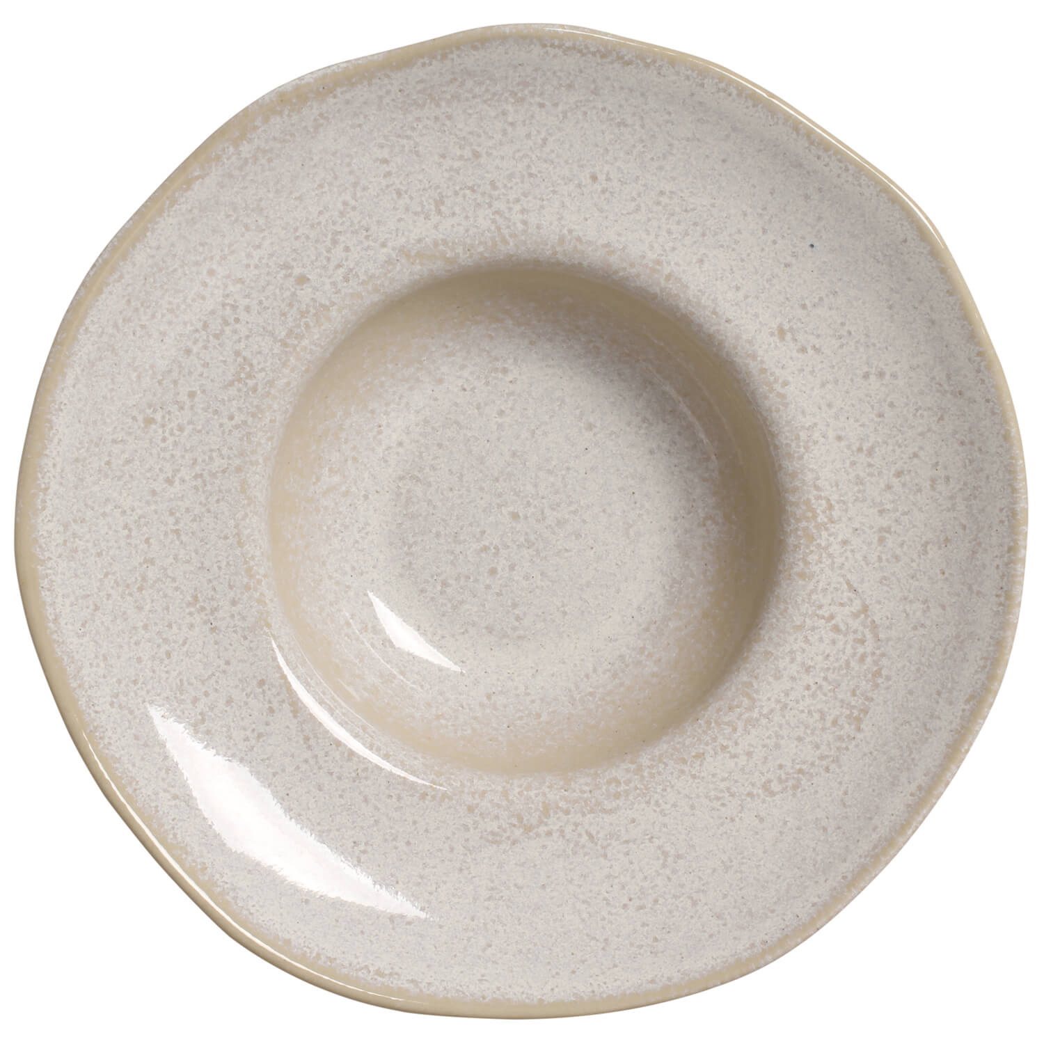 Organic Deep Rim Plate 28cm 450ml Latte