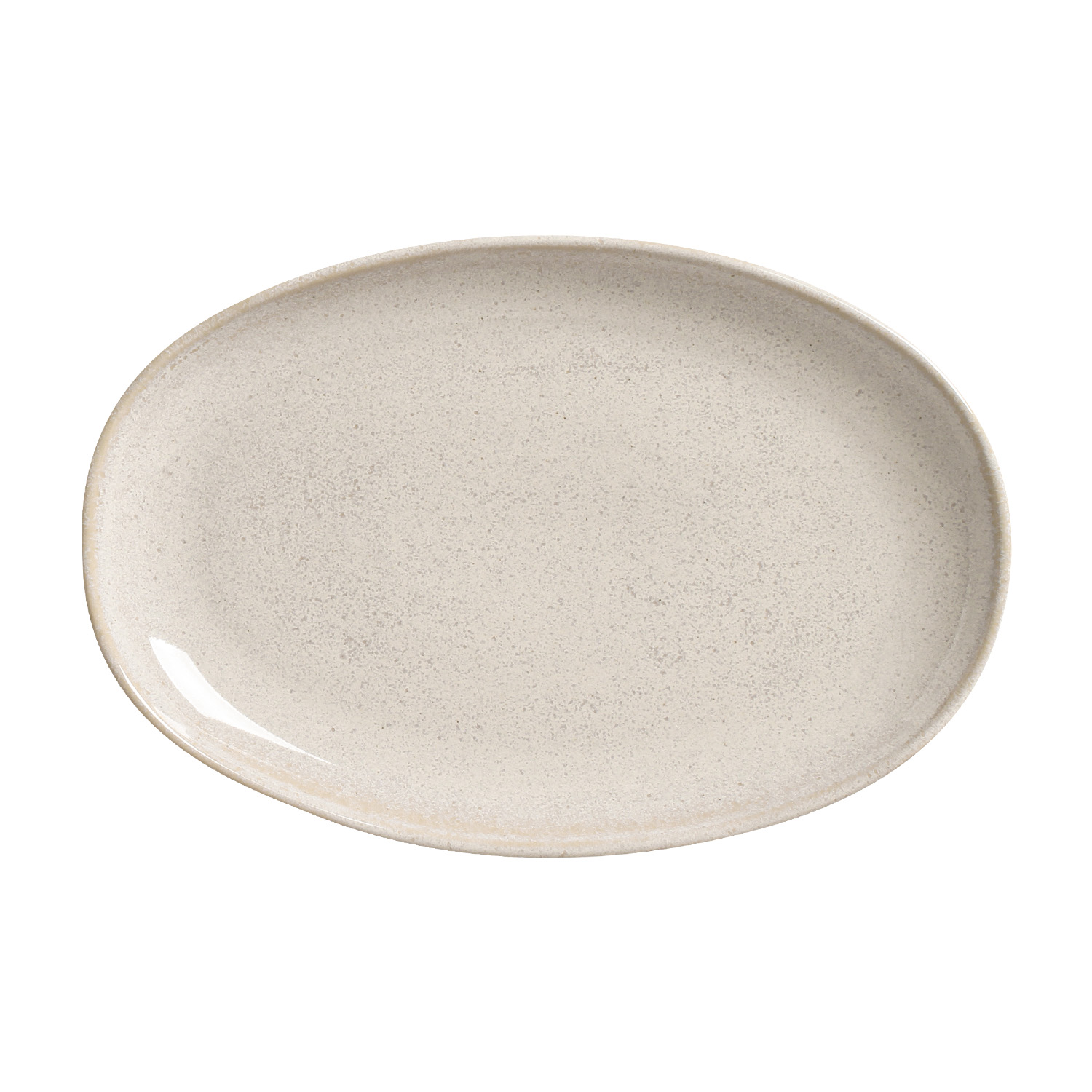 Organic  Oval Platter 30x20cm Latte