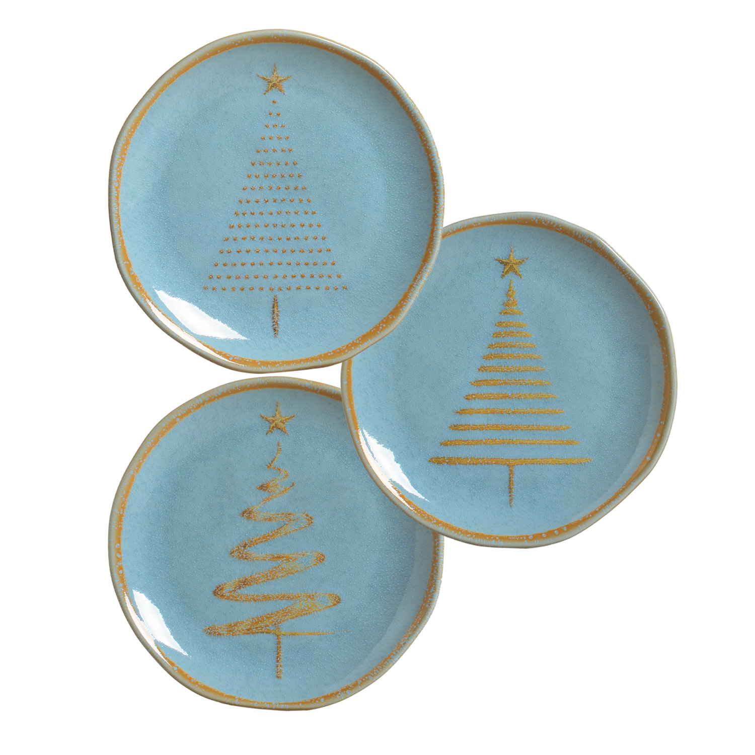 Organic Dessert / Salad Plate Set 19.5cm Noite Polar