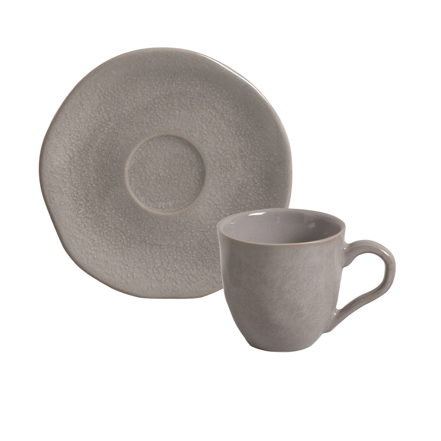 Organic Coffee Cup And Saucer 120ml Bruma