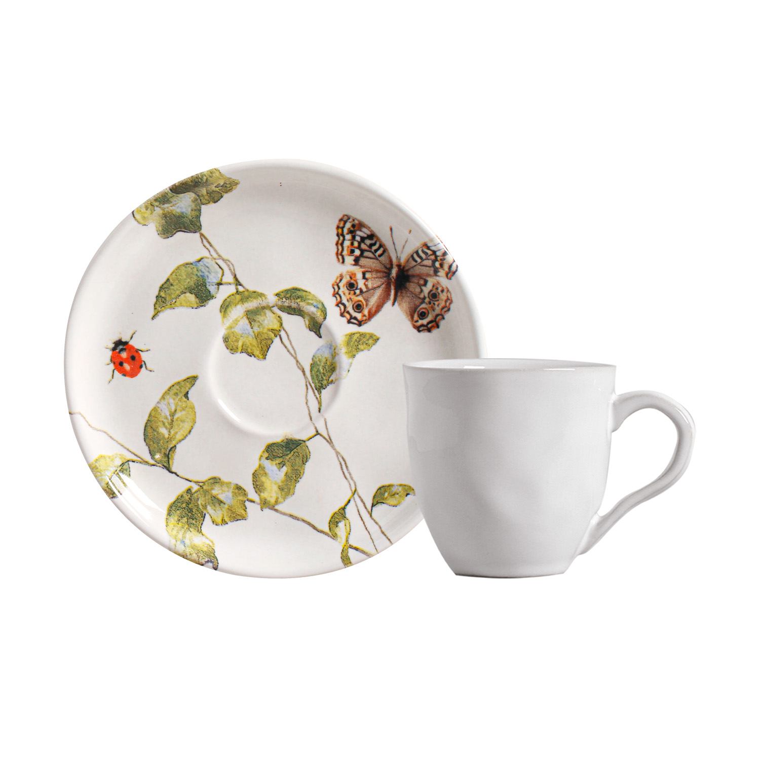 Bio Coffee Cup And Saucer 120ml Sereno