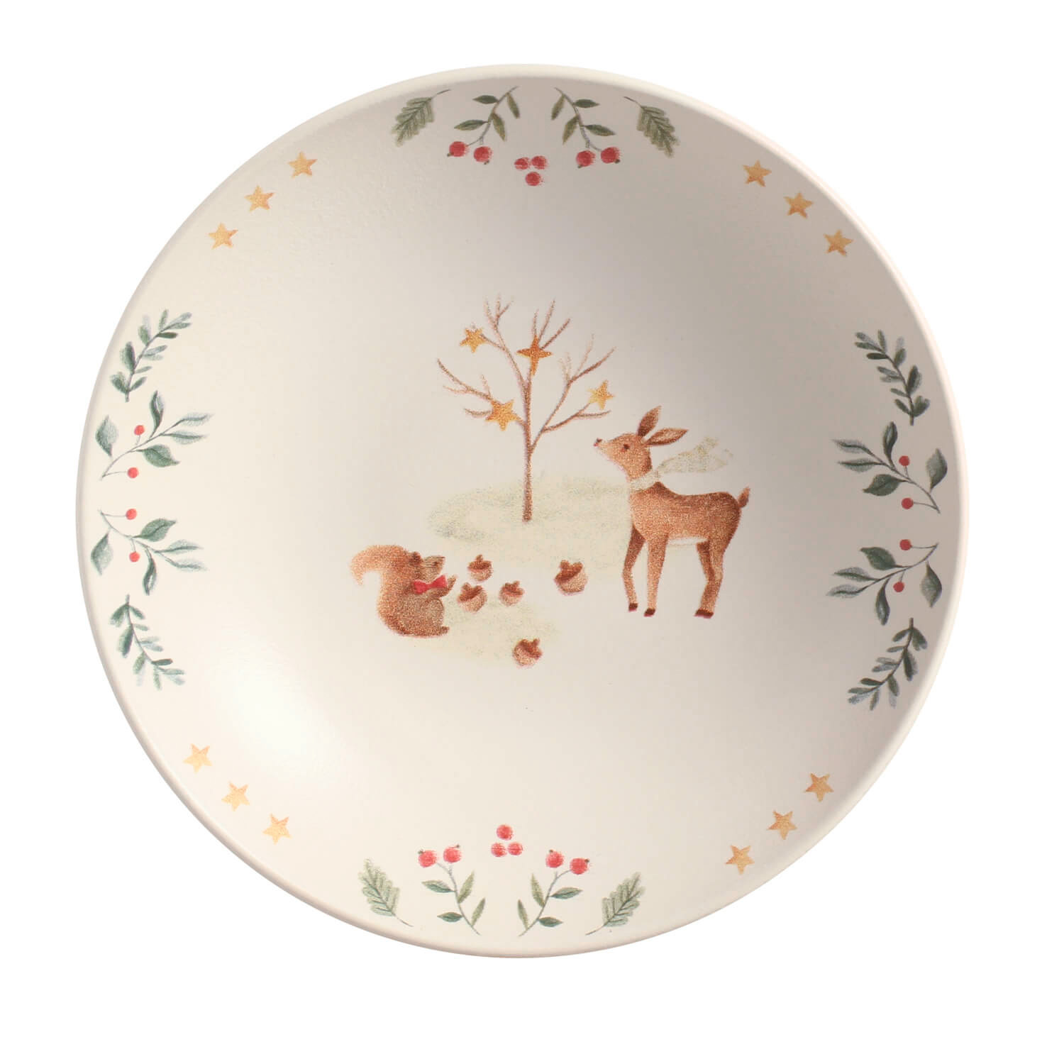 Coup Soup Plate / Bowl 20.3cm Christmas Card