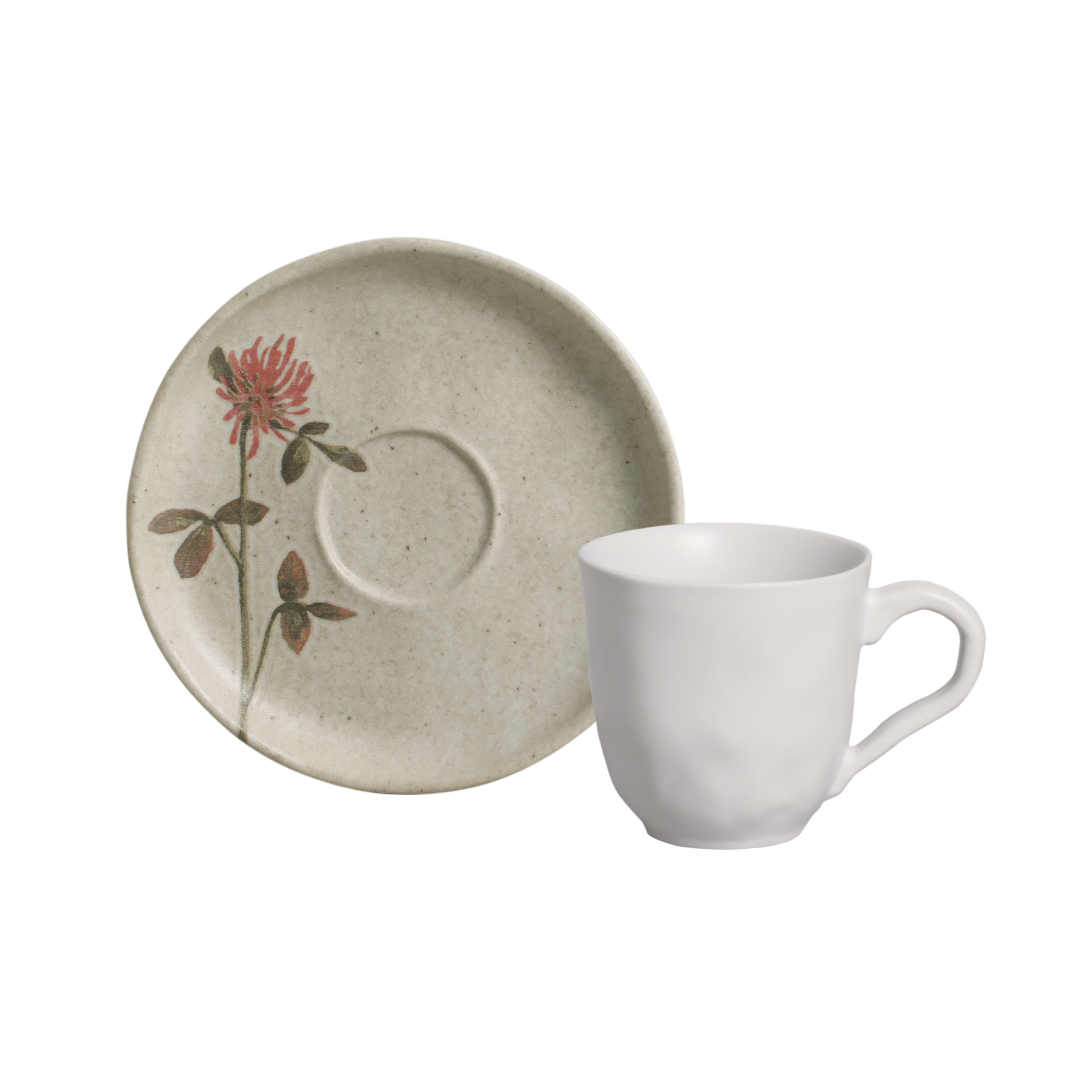 Bio Coffee Cup And Saucer 120ml Campestre